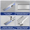 24-Inch Linear Shower Drain with Adjustable Cover & Hair Catcher