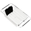 TESOT Adjustable Over Sink Dish Rack Stainless Steel Dish Drying