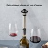 Rabbit Wine Vacuum Pump with Two Preserving Bottle Stoppers Easy-to-Use