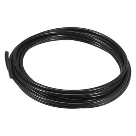 uxcell Pneumatic Air Tubing, 6mm OD x 4mm ID 3 Meter (118 Inch) PU Polyurethane Air Compressor Tubing Hose Pipe Black