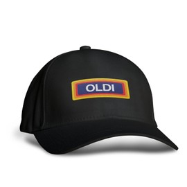 Embroidered Oldi Cap Sports Hat - Novelty Fun Joke Funny Old Birthday Dad Fathers Day Athletic Summer Baseball Outdoor Mens Adjustable Strap Gift Present (One Size, Navy)