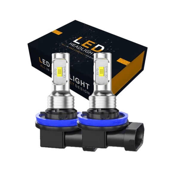 AJHGFOW H11 H8 H9 LED Headlight Kit High Low Beam
