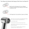 15 Inch Extra Long Adjustable Shower Head Extension Arm With