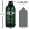 Tea Tree Shampoo and Conditioner Set for Hair Growth, Thinning