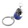 Hztyyier Car Shifter Keychain, 10.3cm Shifter Keychain Six-Speed Gear Stick