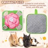 Yinkin 2 Pcs Rabbit Foraging Snuffle Mat for Small Animals