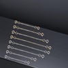 GLADFRESIT 8Pcs Necklace Extender - 4 Sizes Jewelry Extenders Extension