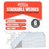 Wobble Cuñas de plástico flexibles Multiusos para nivelar muebles, mesas,