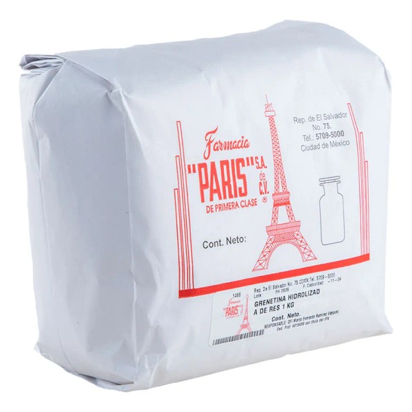 Farmacia Paris Grenetina Hidrolizada De Res En Polvo 1 Kg
