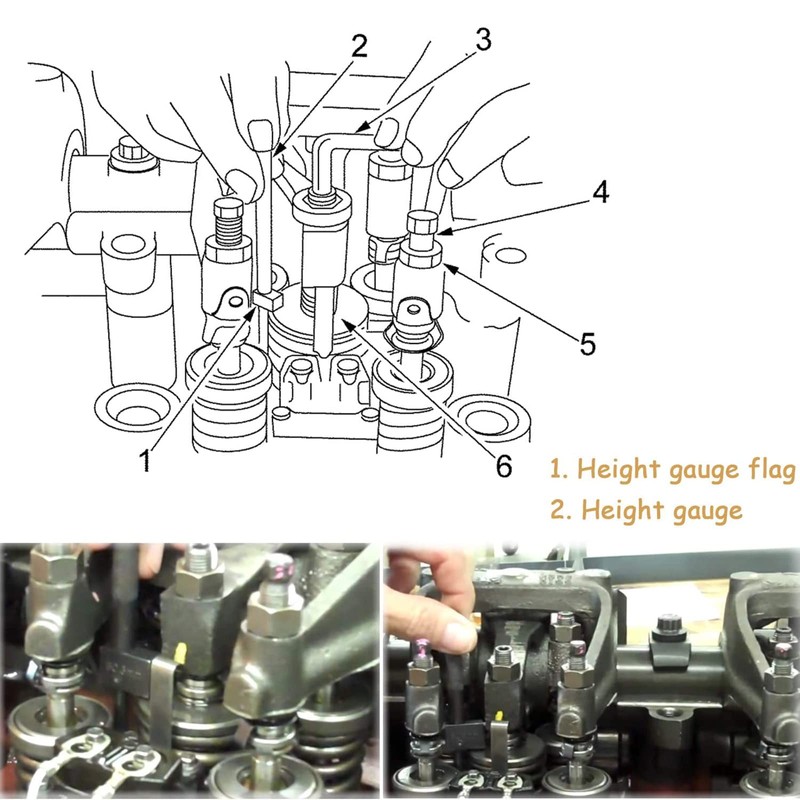 3350 Injector Height Gauge Kit Fit for For Detroit Diesel