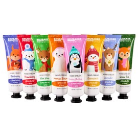 Brubaker Cosmetics winter wonder nourishing hand cream gift set, 8-piece moisturising set for dry hands, moisturising cream with urea and Shea butter, Christmas care cream