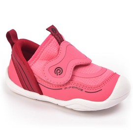 pediped Girls Grip 'n' Go First Walker Shoe, Peach Pink, 20 Little Kid