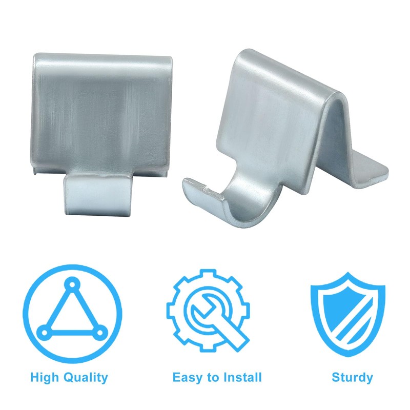 Moicstiy 12Pcs Cabinet Shelf Clips, Shelving Brackets Clips, Shelf Support