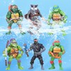 OBXAVV 4.7" Turtles Action Figures 6PCS Figure Bundle Toys Collection