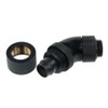 Alphacool HF 13/10 Screw-On Sleeve 45° Rotatable G1/4 Deep Black