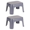 Rubbermaid Durable Plastic Roughneck Household Small Sturdy Step Stool with