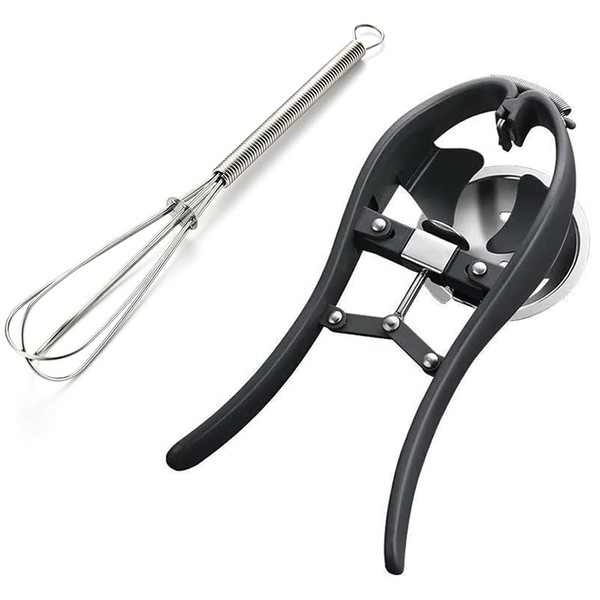 Egg White Separator,Kitchen Gadget Cooking,Liquid Egg Separator with Whisk,Egg Opener,Baker