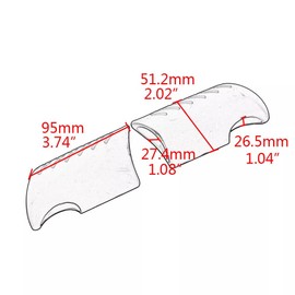 Universal 1.25" Motorcycle Crash Bar Rubber Protectors – Engine Guard Cover & Slider for Harley Dyna, Softail, Touring Models