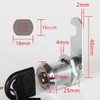 TOP-VIGOR 4Pcs 25mm Security Cam Lock, Cabinet Drawer Security Mailbox