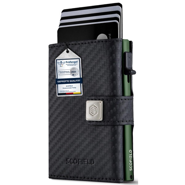 SF SCOFIELD Trinity Wallet, Pop Up Card Holder Men's with