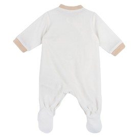 Chicco, Baby Romper with Comfortable Front Opening with Buttons, Warm and Soft Chenille, Machine Washable, Baby Clothes 0-24 Months, Gift Idea for Birth, Designed in Italy, White (4)