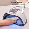 280W UV Lamp for Gel Nails Portable 66LED Nail Lamp