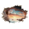 SUPERDANT 3D Cave by The Sea Wall Stickers 3D Broken