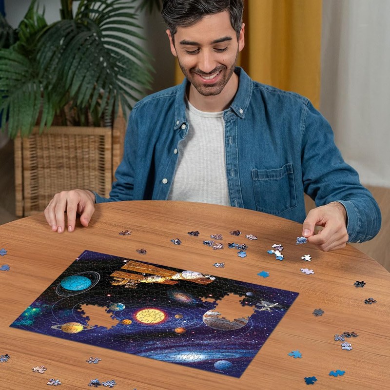 Ravensburger Puzzle 2D: Układ słoneczny 500 elementów, Nowy Design