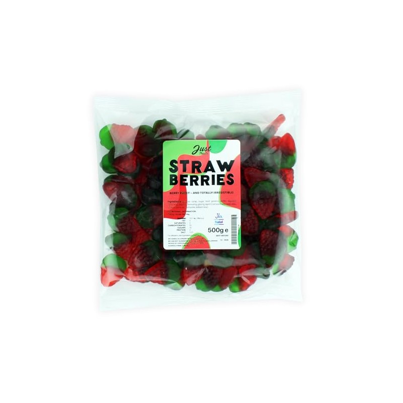 Just Treats Strawberries (500g Share Bag)