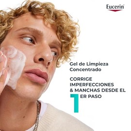 Eucerin DermoPure Gel limpiador facial concentrado (150 ml) con ácido salicílico para imperfecciones y manchas post-acné                              