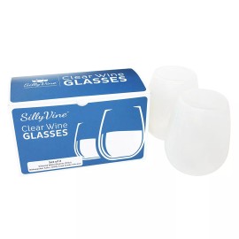 SillyVine Silicone Wine Glass Pool Boating Beach Set Of 8