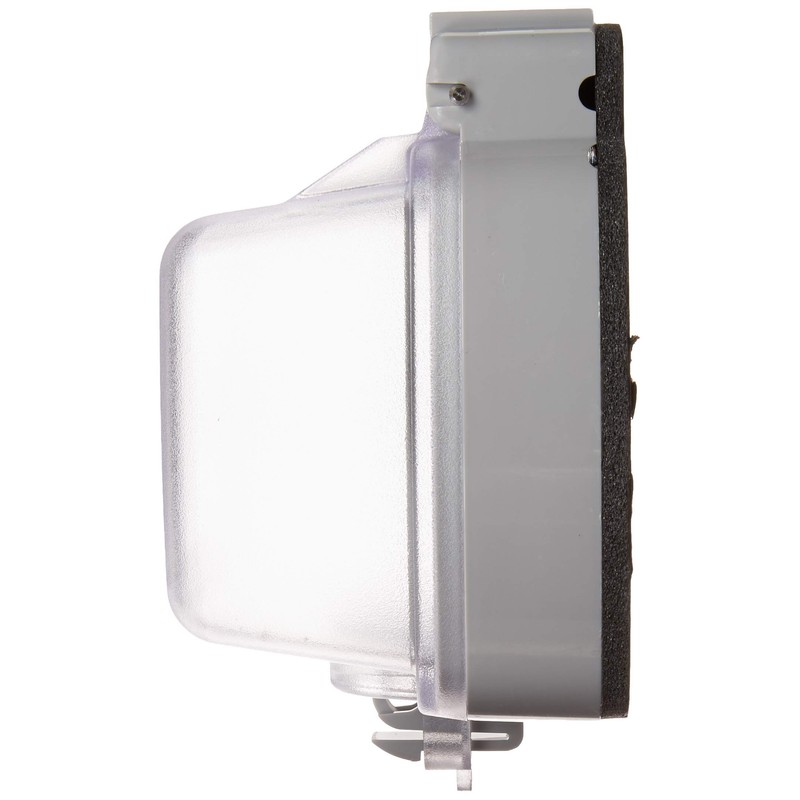 Leviton 5981-UCL While-in-Use Cover for GFCI/Decora Duplex and Single Outlet,