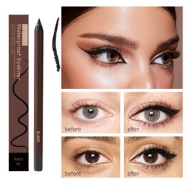 Smudge-Proof Long-Lasting Makeup Eyeliner Pencil,24hr Waterproof Eyeliner,Eyebrow Pencil,Ey-eliner Pen,No Fading,Achieve Smooth and Precise Eye-line,Highly Pigmented Eye P-encil,Ancient bronze