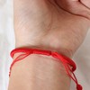 Red String Bracelet for Protection, Tibetan Buddhist Dorje Knot Lucky