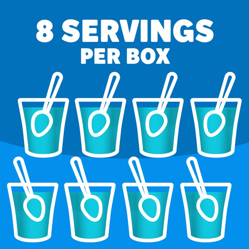JELL-O Berry Blue Gelatina postre Mix (6 oz caja)