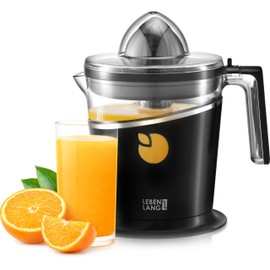 LEBENLANG BPA-Free Orange Juicer Electric - 27 OZ & 2 Cones with Pulp Control I Automatic & Electric Juicer for Citrus Lemon & Oranges I Orange juice squeezer machine Exprimidor de naranjas electrico
