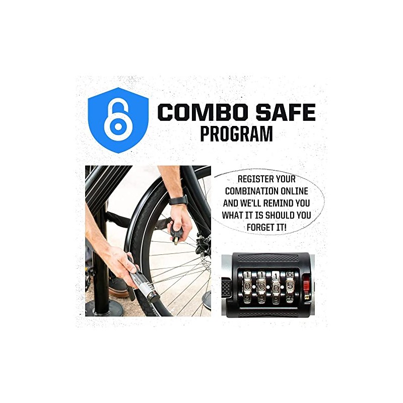 Kryptonite KryptoFlex Bike Lock Cable, 2FT/6FT/10FT Long 12mm Thick Heavy