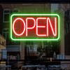 Tekstap Open Sign, 12V Neon Open Signs for Business Window,