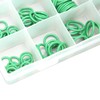 225pcs Car Air Conditioner Seal Ring Kit 18‑Compartment AC O
