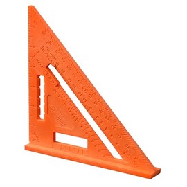 Johnson Level & Tool RAS-70B-ORAN Structo-Cast Rafter Square, 7", Orange, 1 Square