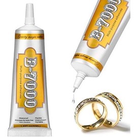 B7000 Fabric Glue with Precision Tips, Upgrade Industrial Strength Adhesive B-7000 Glue Clear for  Crafts DIY, Metal, Stone, Rhinestone  Gel, Glass, Fabric, Cell Phone Repair (50 ML) - Color: 1 x50ML/ 2.1fl oz