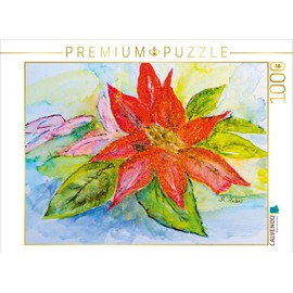 CALVENDO Puzzle Poinsettia 1000 Pieces 64 x 48 cm from Gudrun Rebel