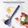 600ºF Heat Resistant Silicone Spoon: U-Taste 13.3in Solid Kitchen Cooking