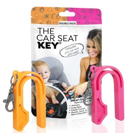 NAMRA - Llave de asiento de coche original herramienta de liberación de hebilla para asiento de coche, fácil de desabrochar, ayuda para uñas, padres, abuelos y niños mayores, fabricado en Estados