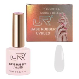 Gel Base Rubber Jr Transparente 10ml Para Uñas Transparente Clear