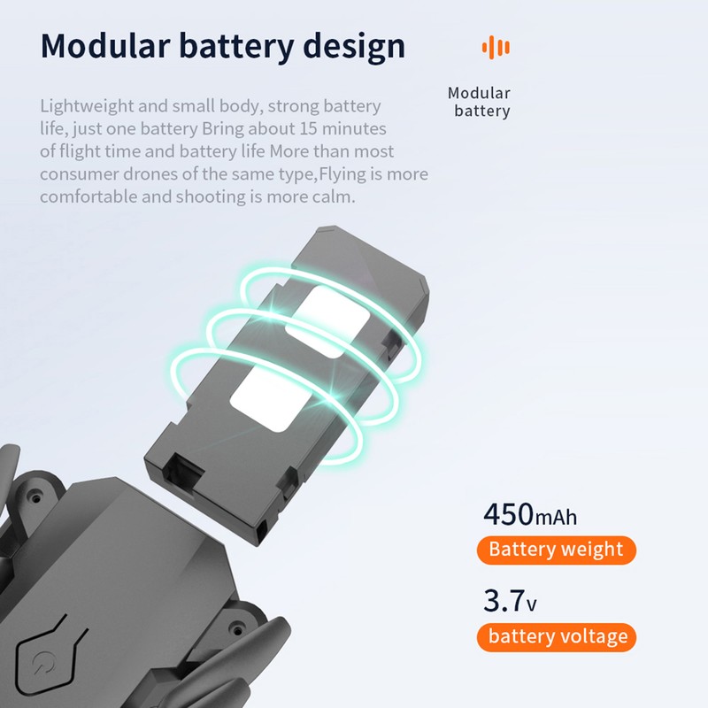 Mini RC Drone with Camera 4K Camera RC Quadcopter with