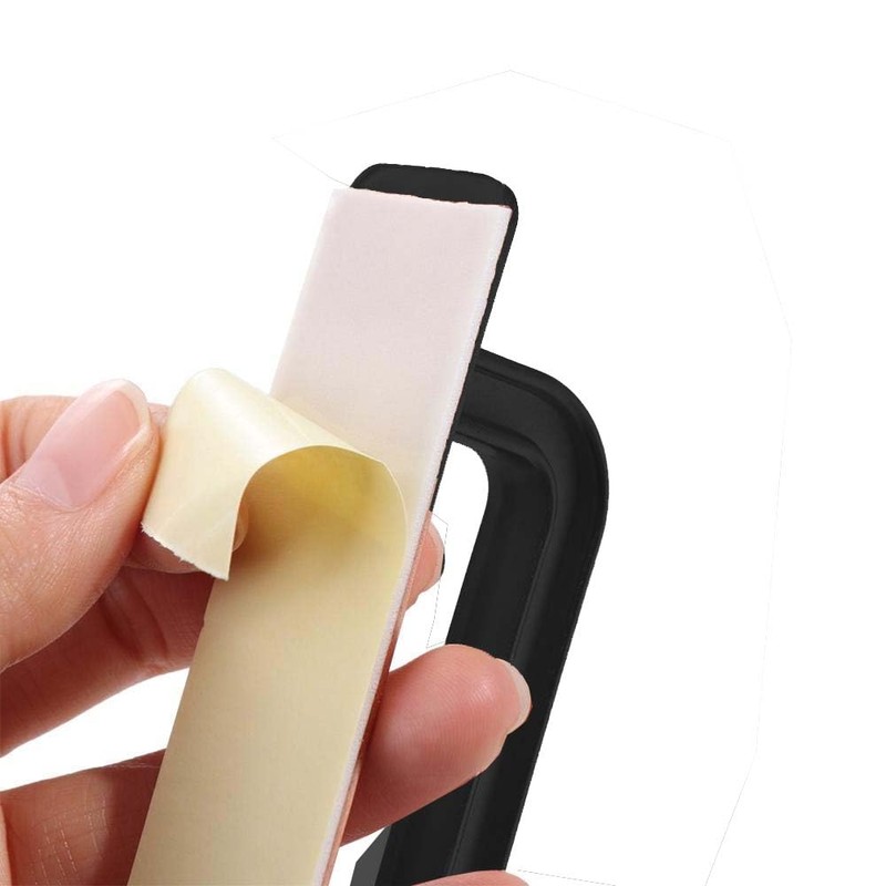 GUEDKIKL 4Pcs Self-Adhesive Cabinet Handle Stick on Door Handles, No