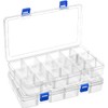 DIFIT Bead Organizer Plastic Organizer Box with Dividers Bead Organizers