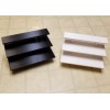DJRV.com 10-inch White 3-Tier Riser Display Stand Shelf Figurine and