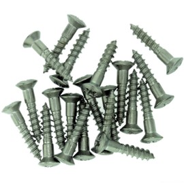 No.8 x 2.75 (4.0mm x 70mm) Pozi Raised Countersunk Wood Screw - Stainless Steel (A2) (Pack of 20)